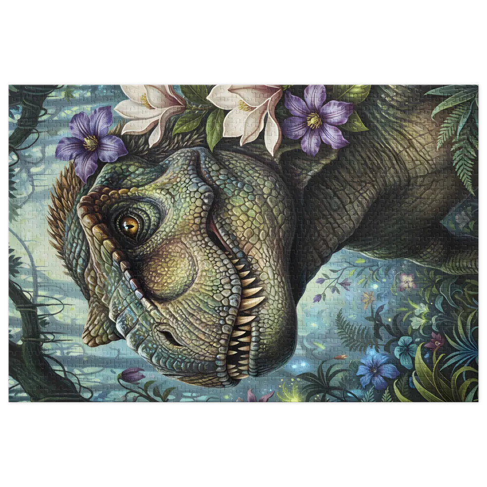 Dinosaur in Bloom | Jigsaw Puzzles