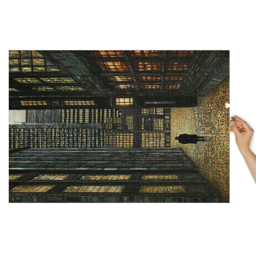 Cityscape Alley at Night | Jigsaw Puzzle (252/520 pieces)