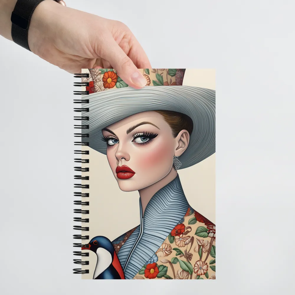 The Floral Milliner 
 Spiral Notebook | 140 pages