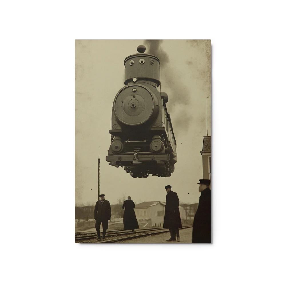 The Levitation of Locomotive No. 7 | Art Print