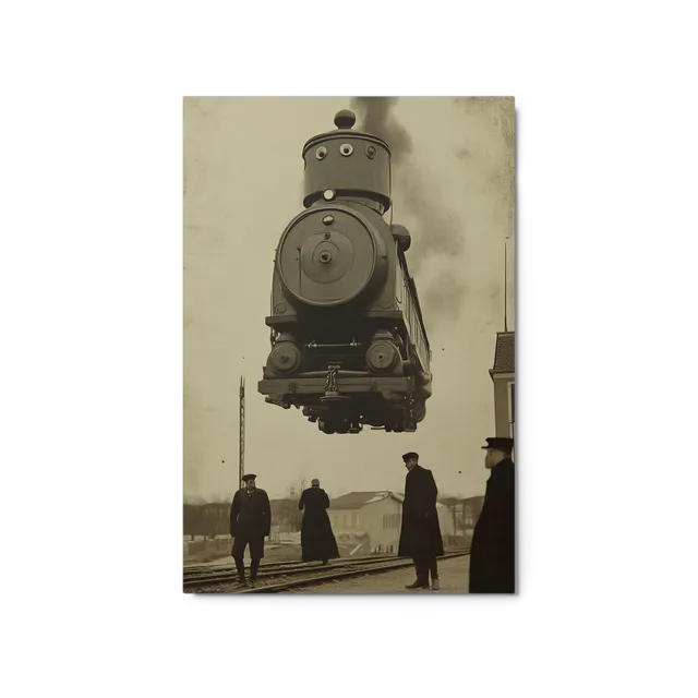 The Levitation of Locomotive No. 7 | Art Print