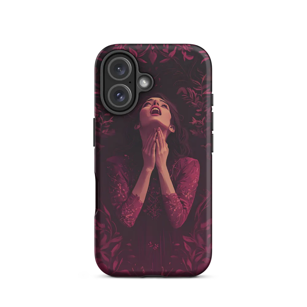 Woman in Floral Dress | Phone Case