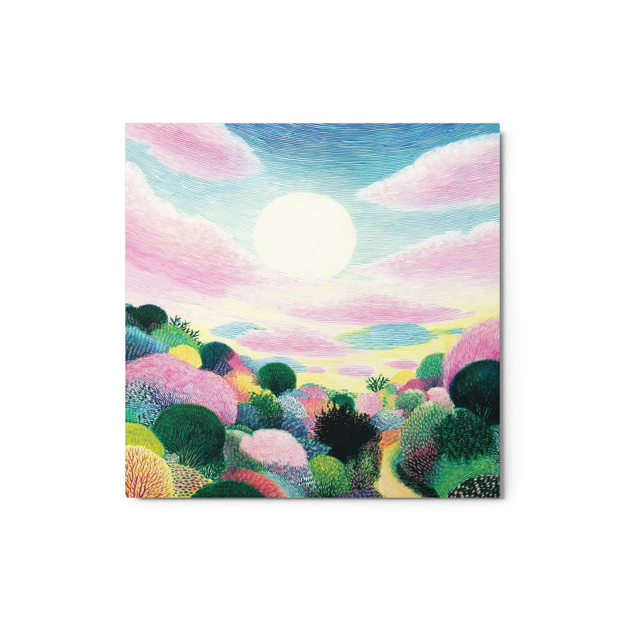 Sun Over Pastel Hills