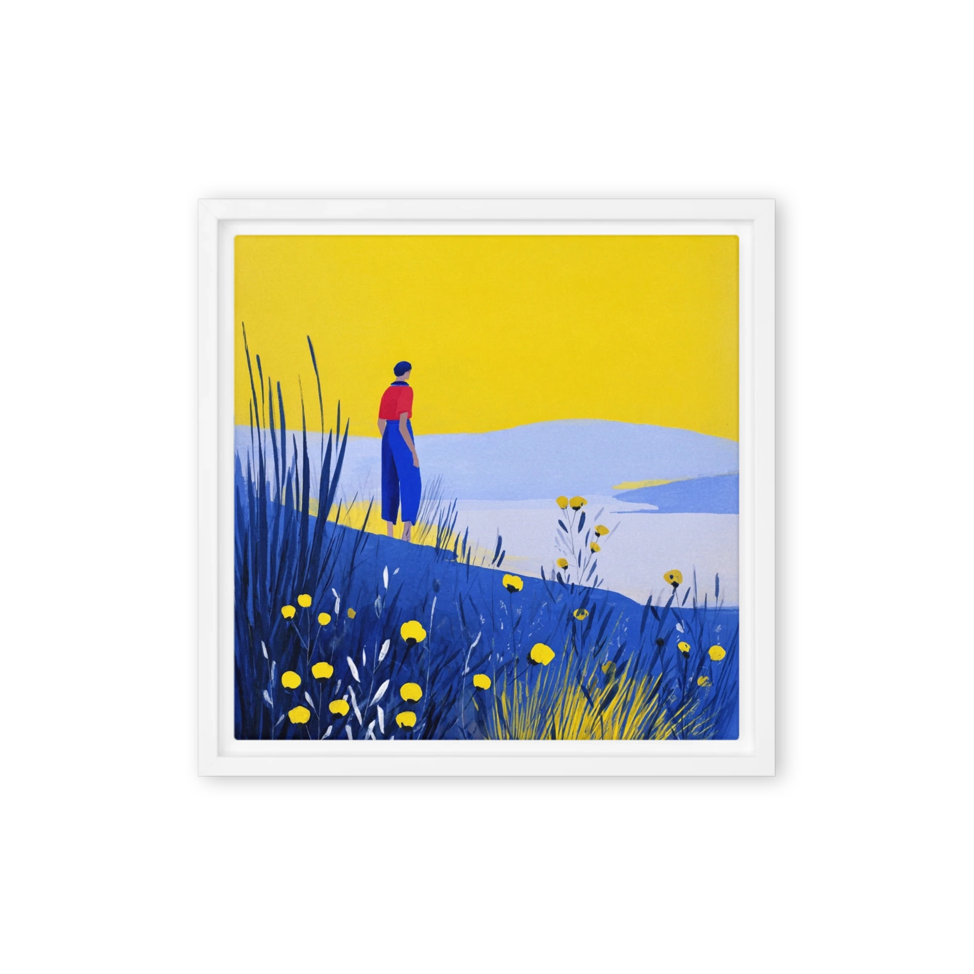 Yellow Sky Horizon | Art Print