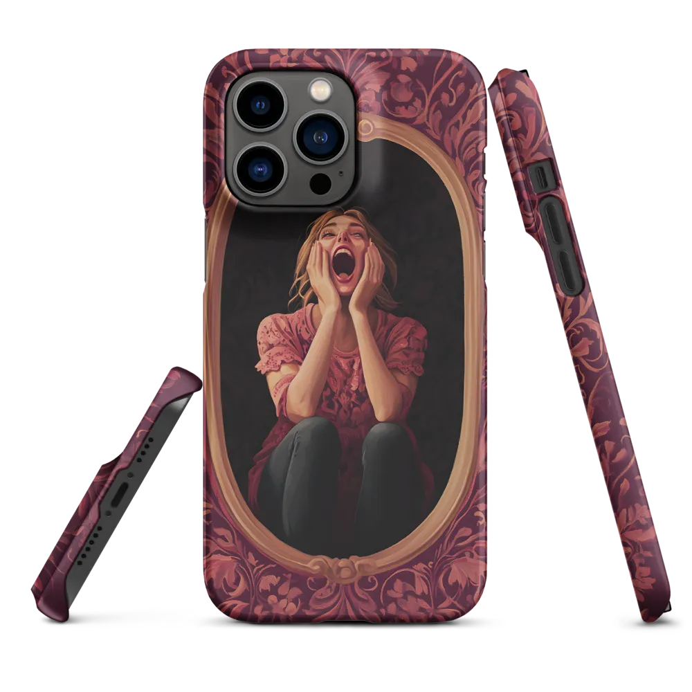 Surreal Screaming Woman Portrait | Phone Case