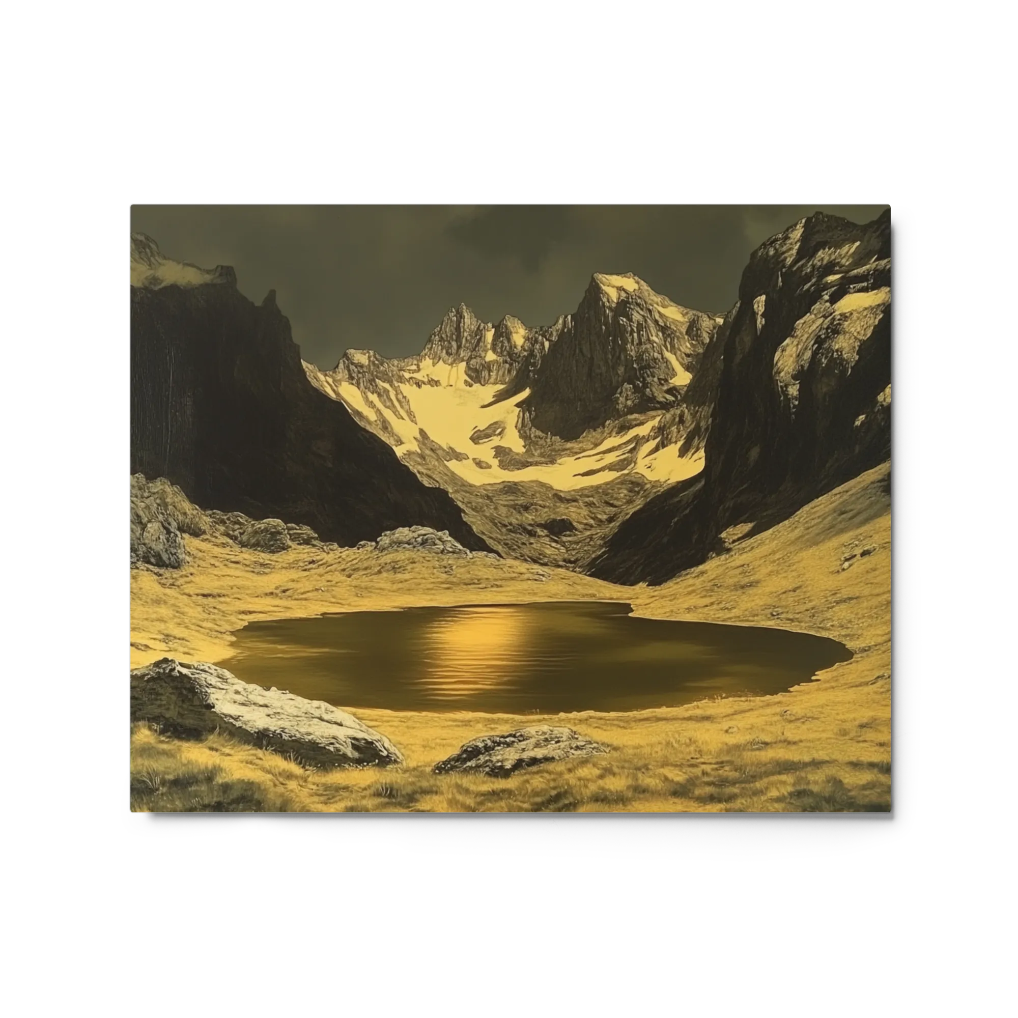 Golden Mountain Tarn | Art Print