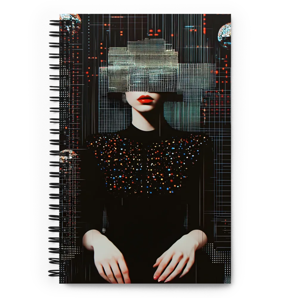 Glitched Identity 
 Spiral Notebook | 140 pages