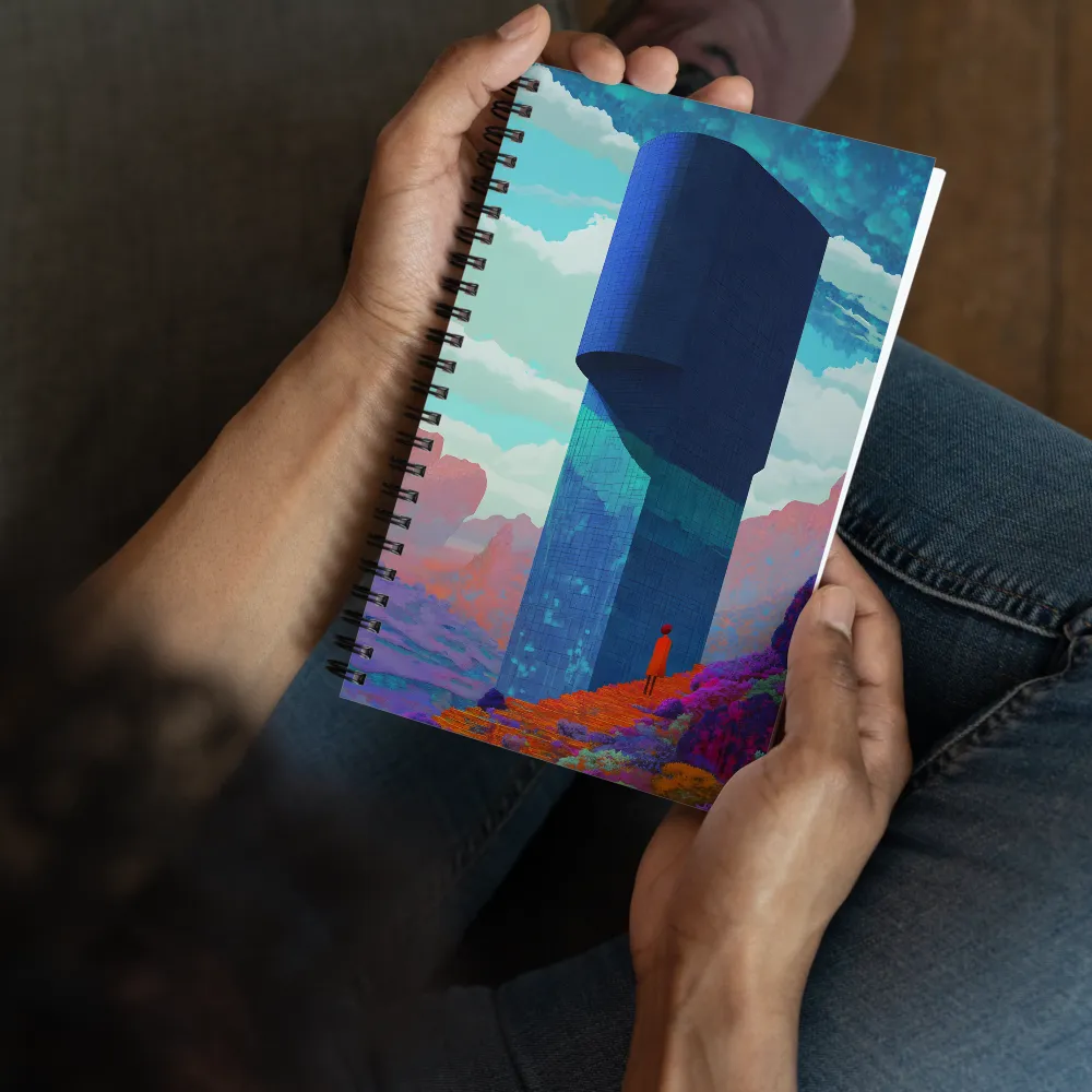 Ascent to the Azure Monolith 
 Spiral Notebook | 140 pages