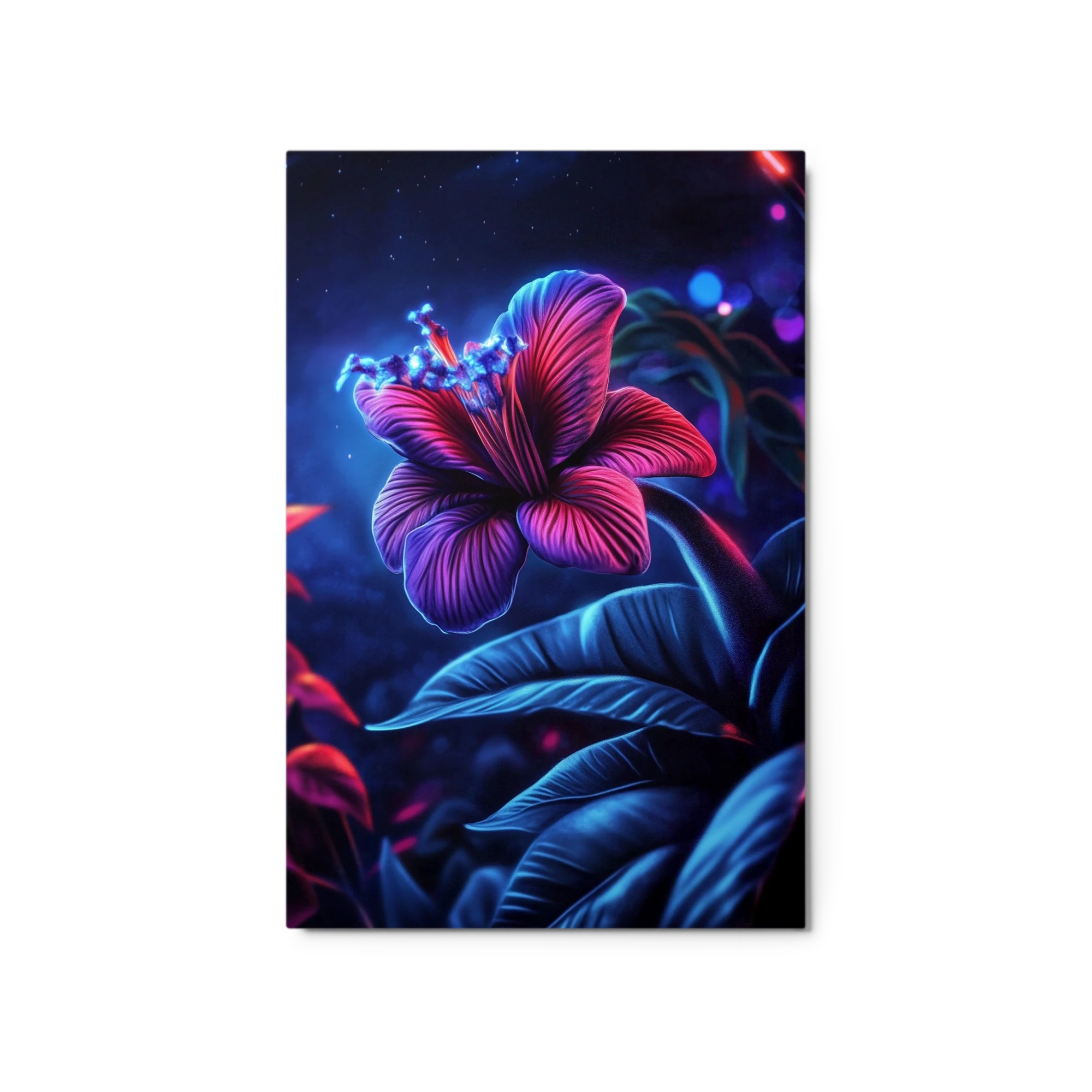 Vibrant Flower in Surreal Background