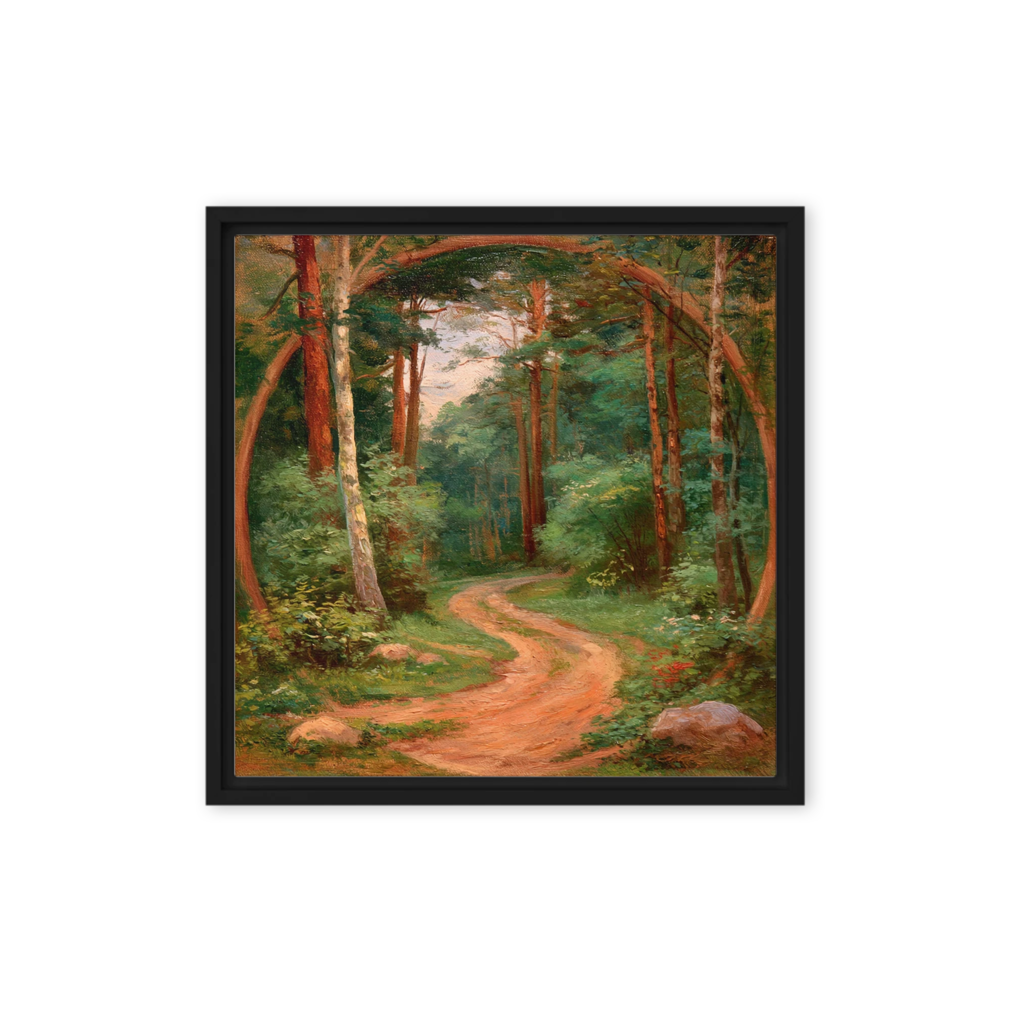 Winding Forest Path | Art Print
