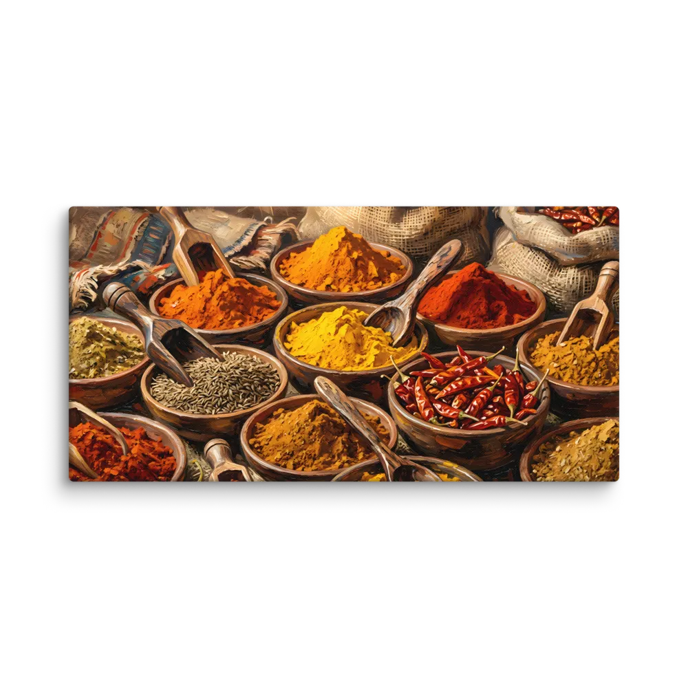 Aromatic Spice Collection 
 Canvas | 10″x 20″