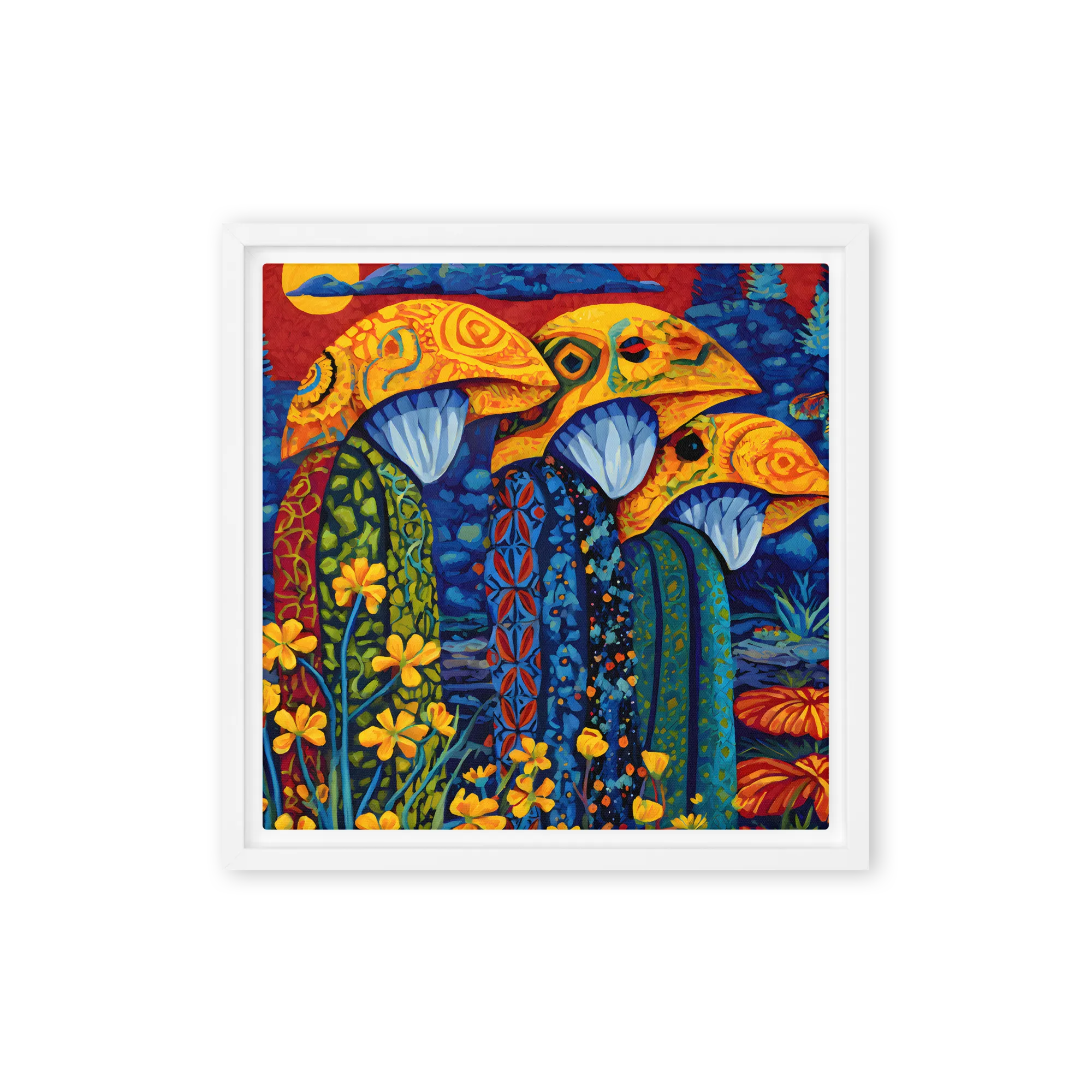 Trippy Forest Mushrooms