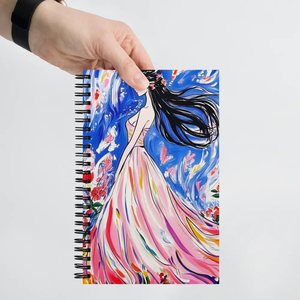 Fluid Grace 
 Spiral Notebook | 140 pages