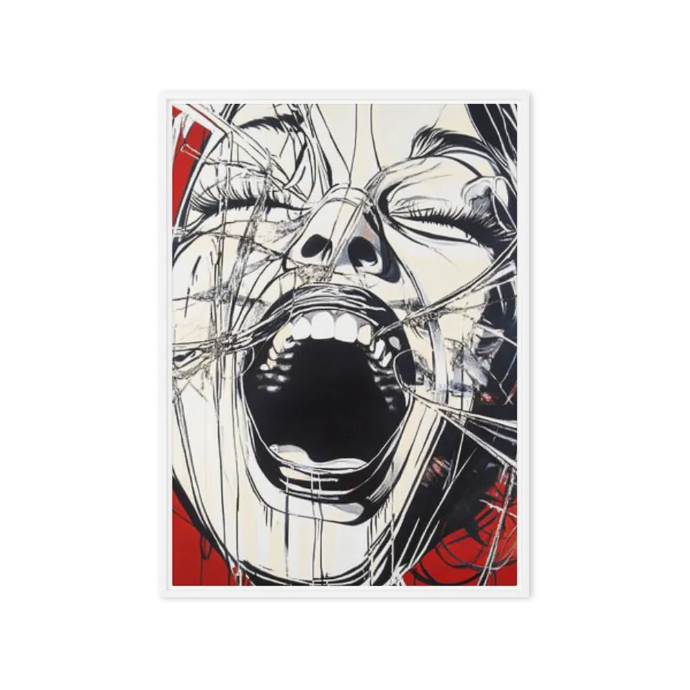 Silent Echoes 
 Canvas with Brown Frame
