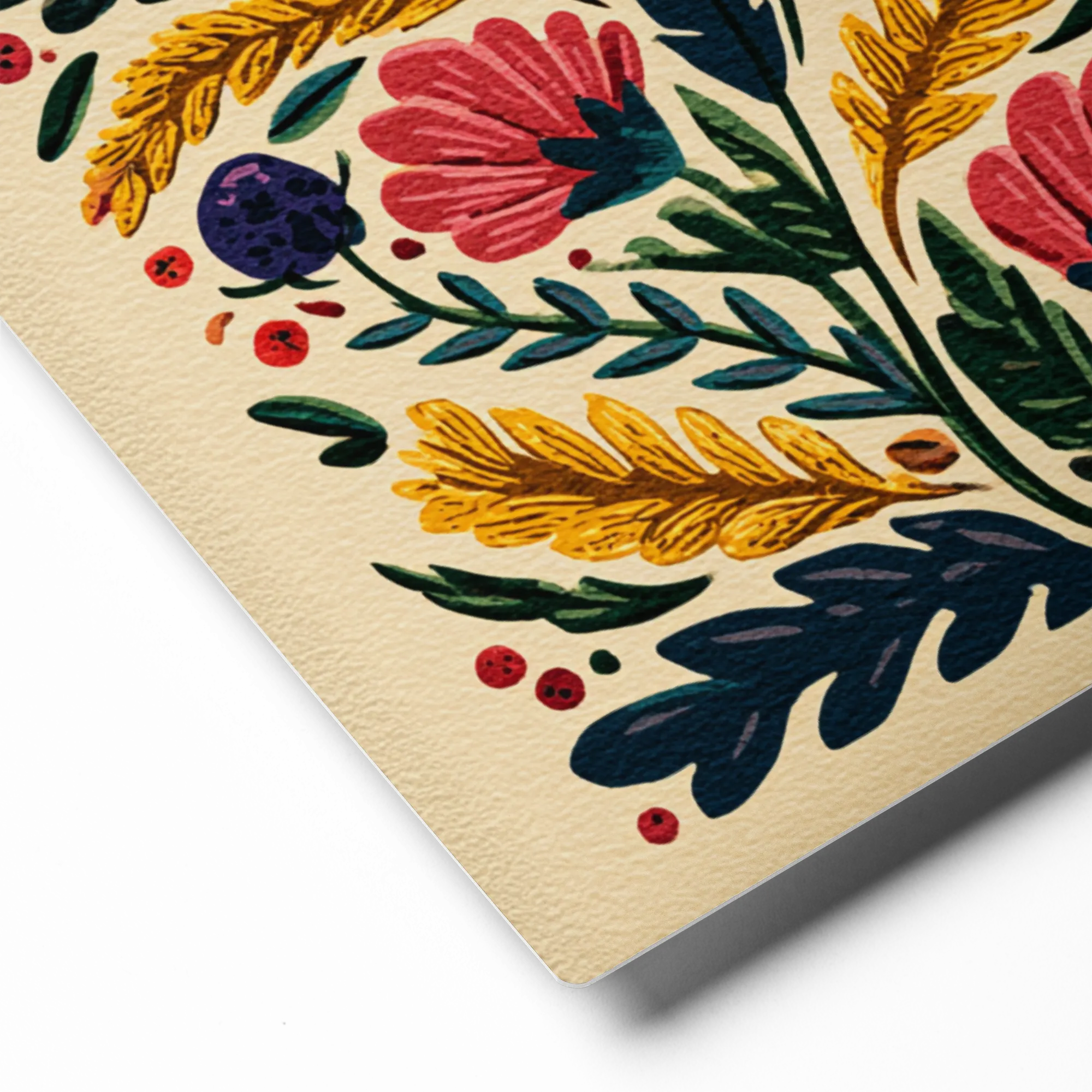 Folk Floral Bloom | Art Print