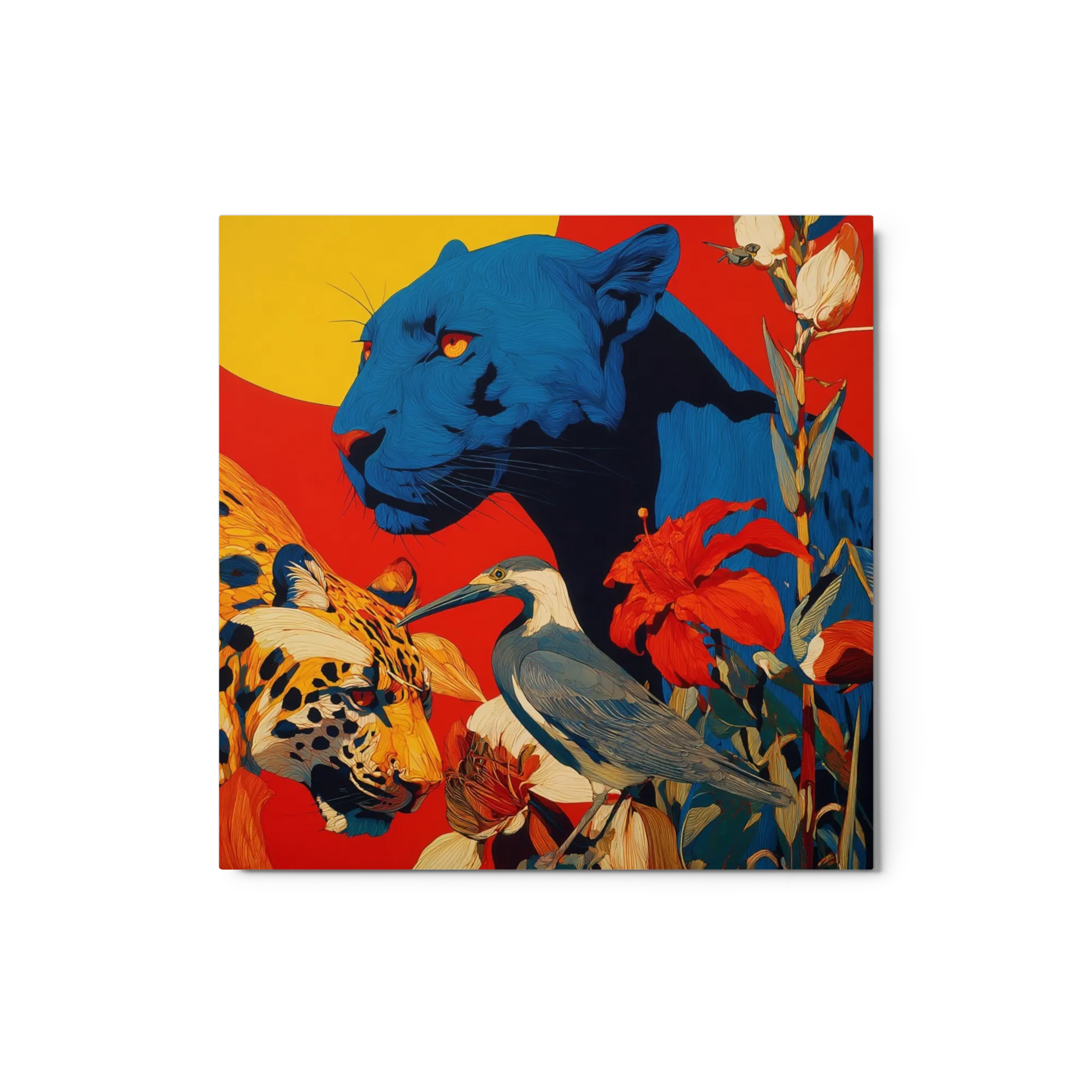 Panther and Heron