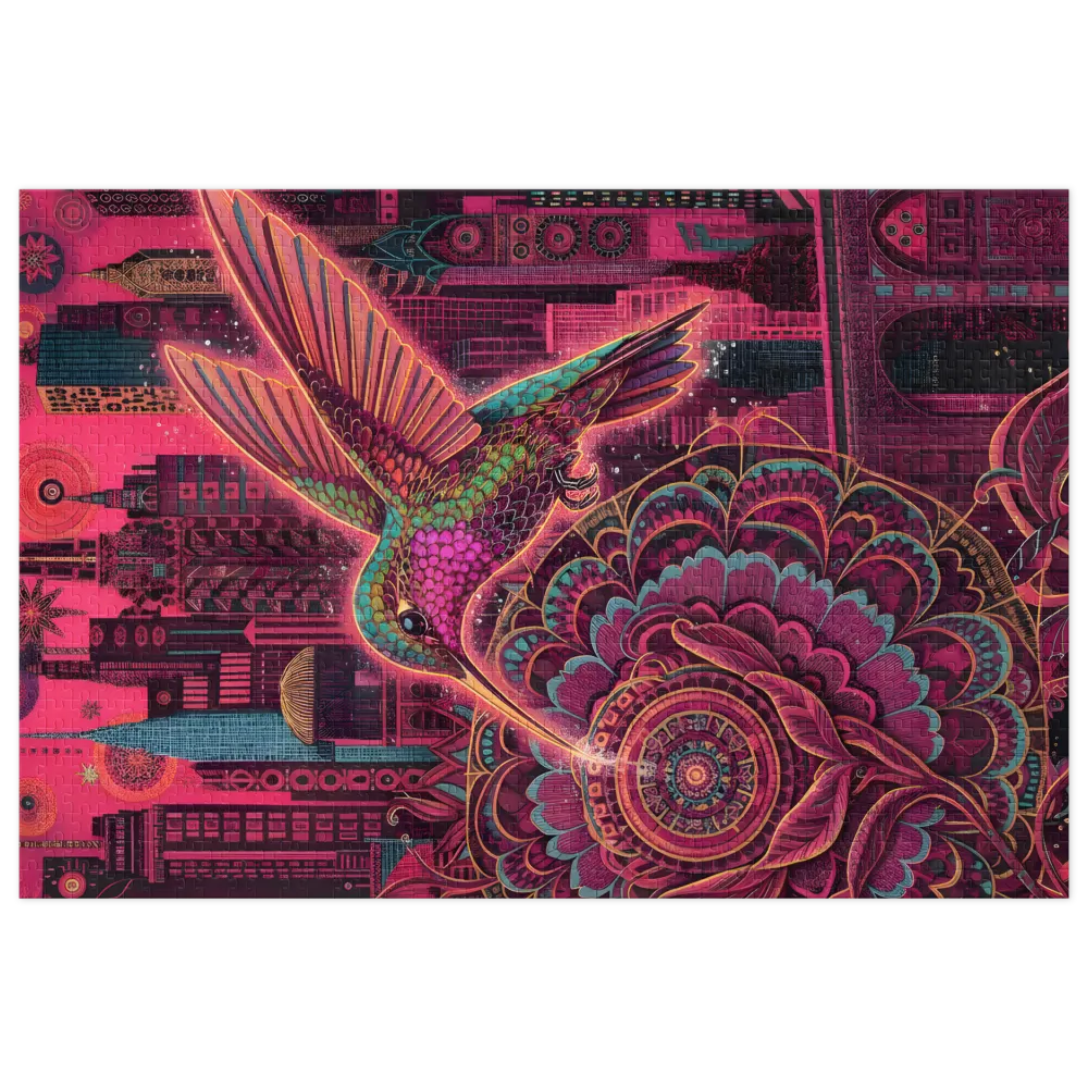 Mandala Hummingbird | Jigsaw Puzzles