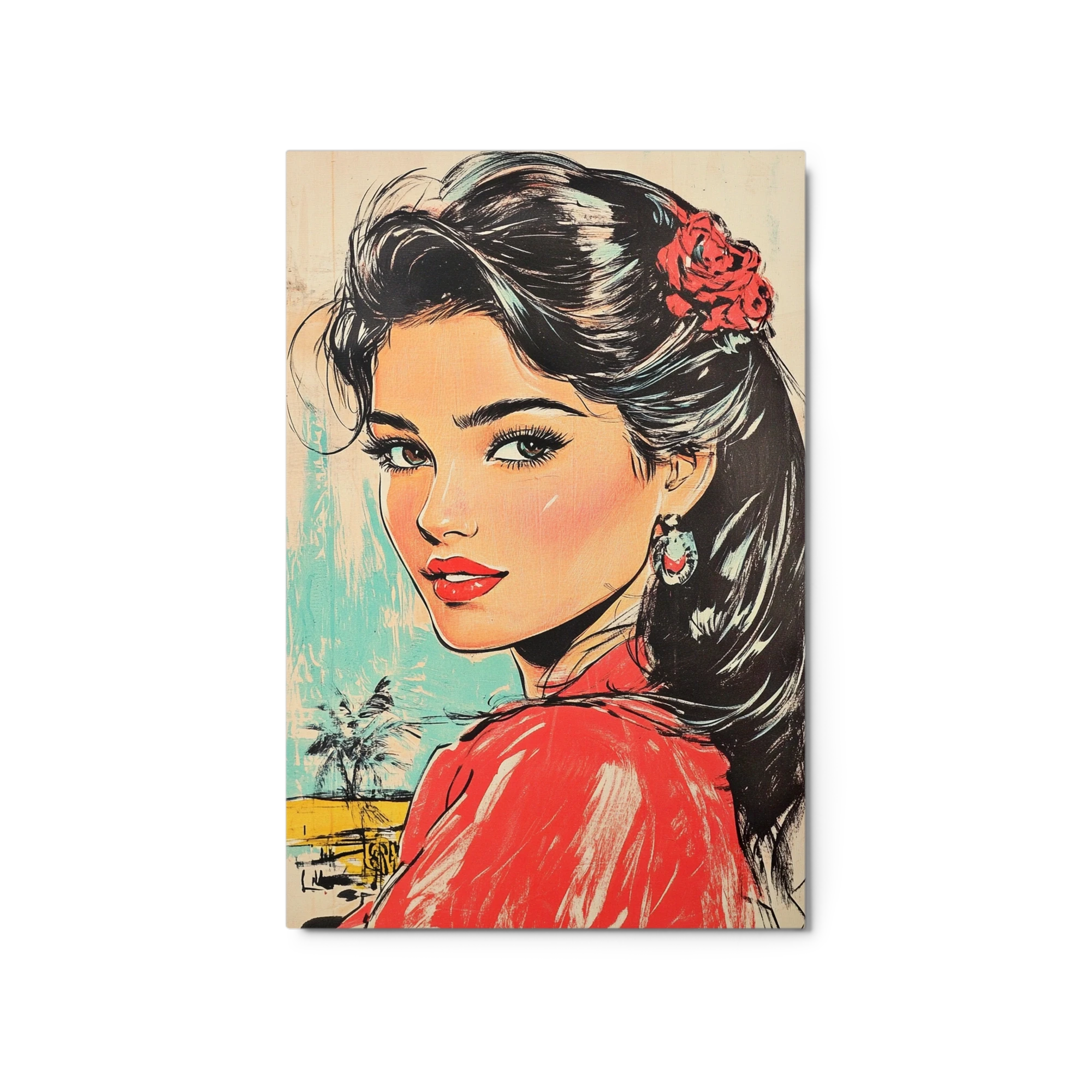 Retro Portrait of a Woman