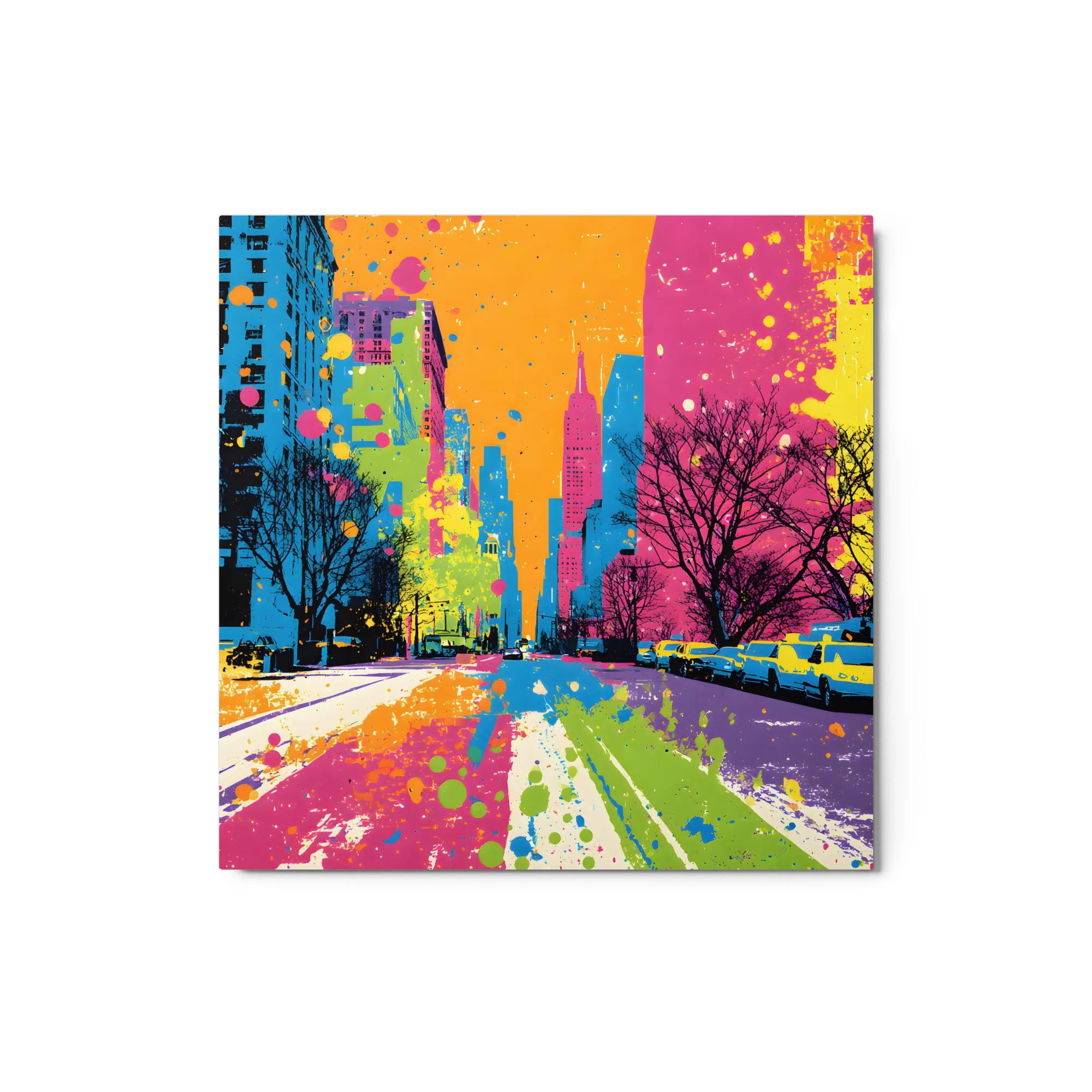 Urban Spectrum 
 Canvas | 8″x 8″