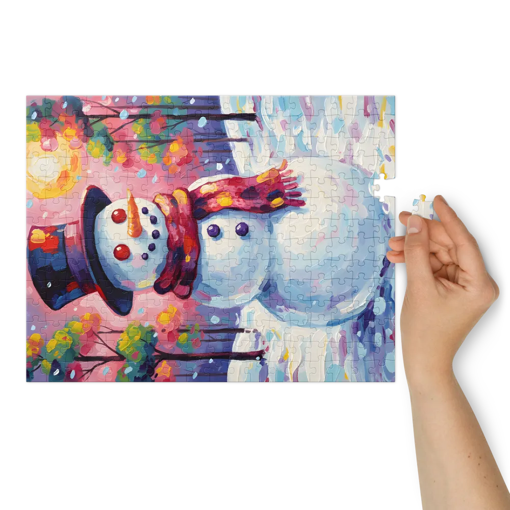 Chromatic Snowman | Jigsaw Puzzles