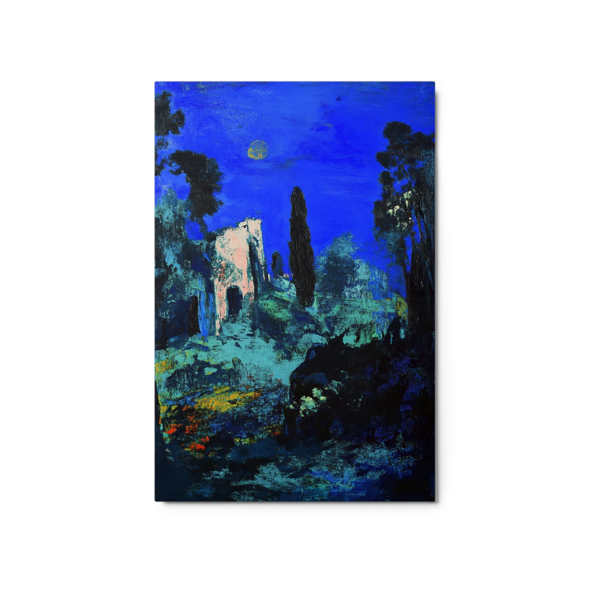 Cobalt Night at the Ruins