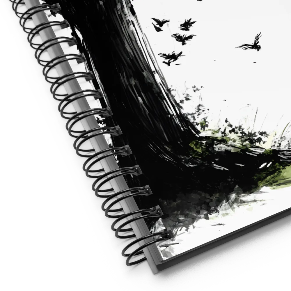 Lone Tree Silhouette 
 Spiral Notebook | 140 pages