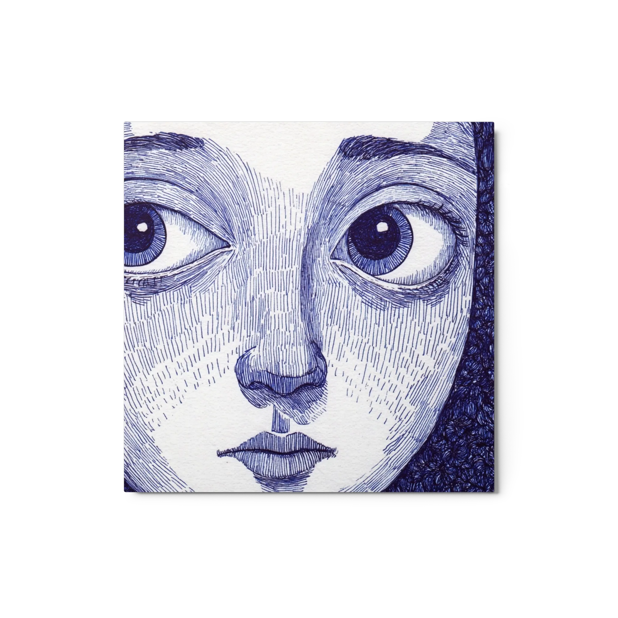 Blue Ink Gaze