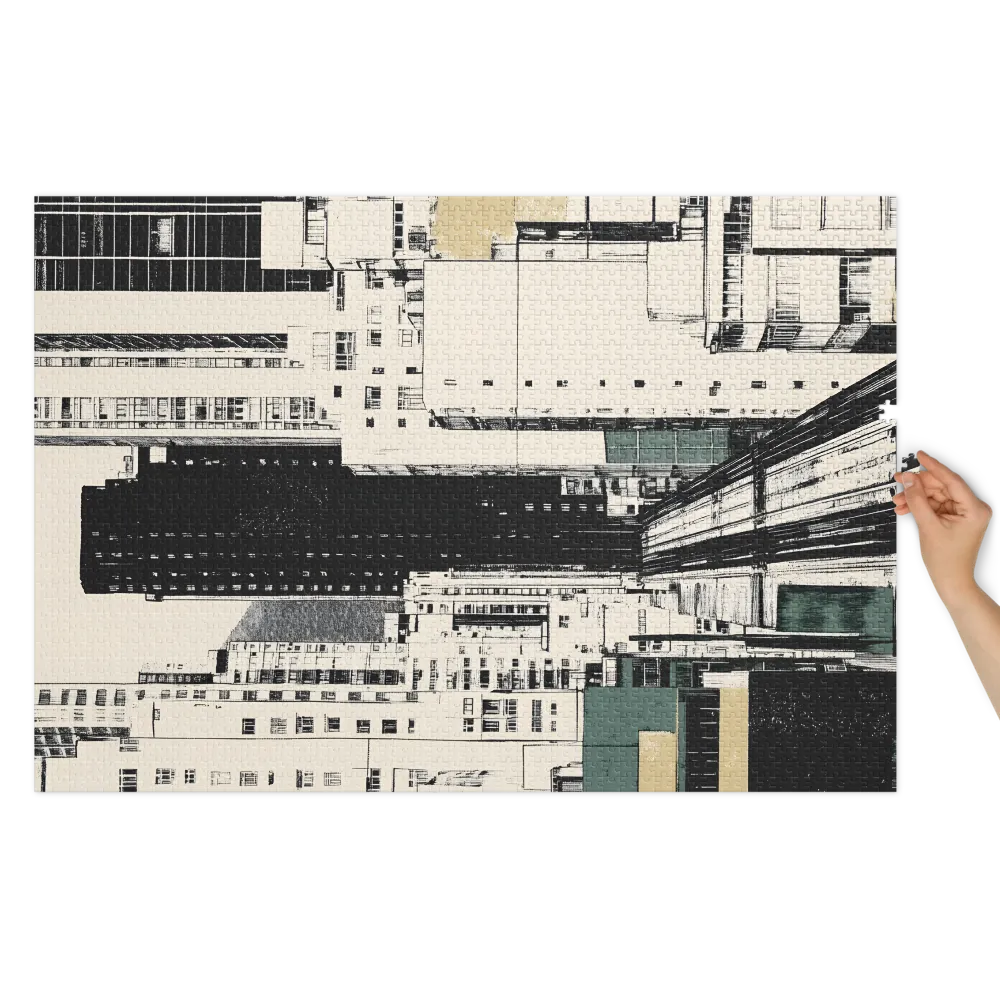 Urban Graphic Vista 
 Jigsaw Puzzle in Tin Box