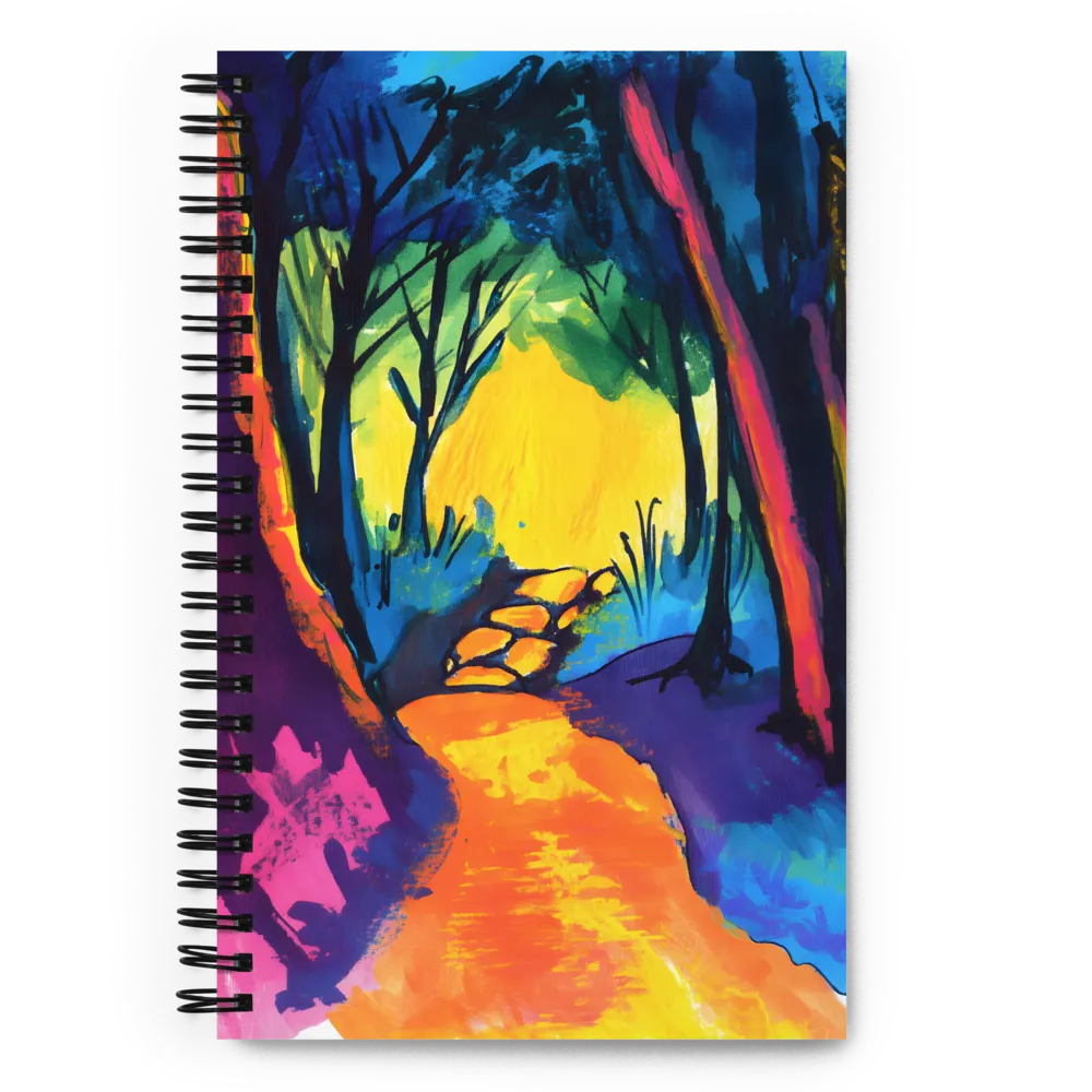 Fauvist Forest Path 
 Spiral Notebook | 140 pages