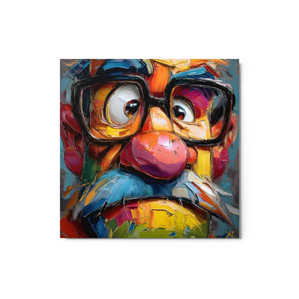 Expressionist Impasto Clown | Art Print