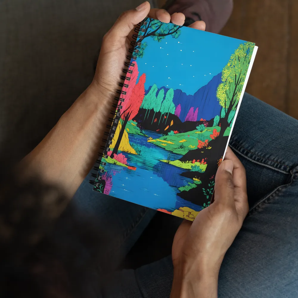 Luminous River Dreamscape 
 Spiral Notebook | 140 pages