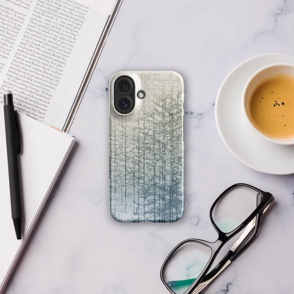 Winter's Abstract Canopy 
 iPhone 13 Mini | Snap Case