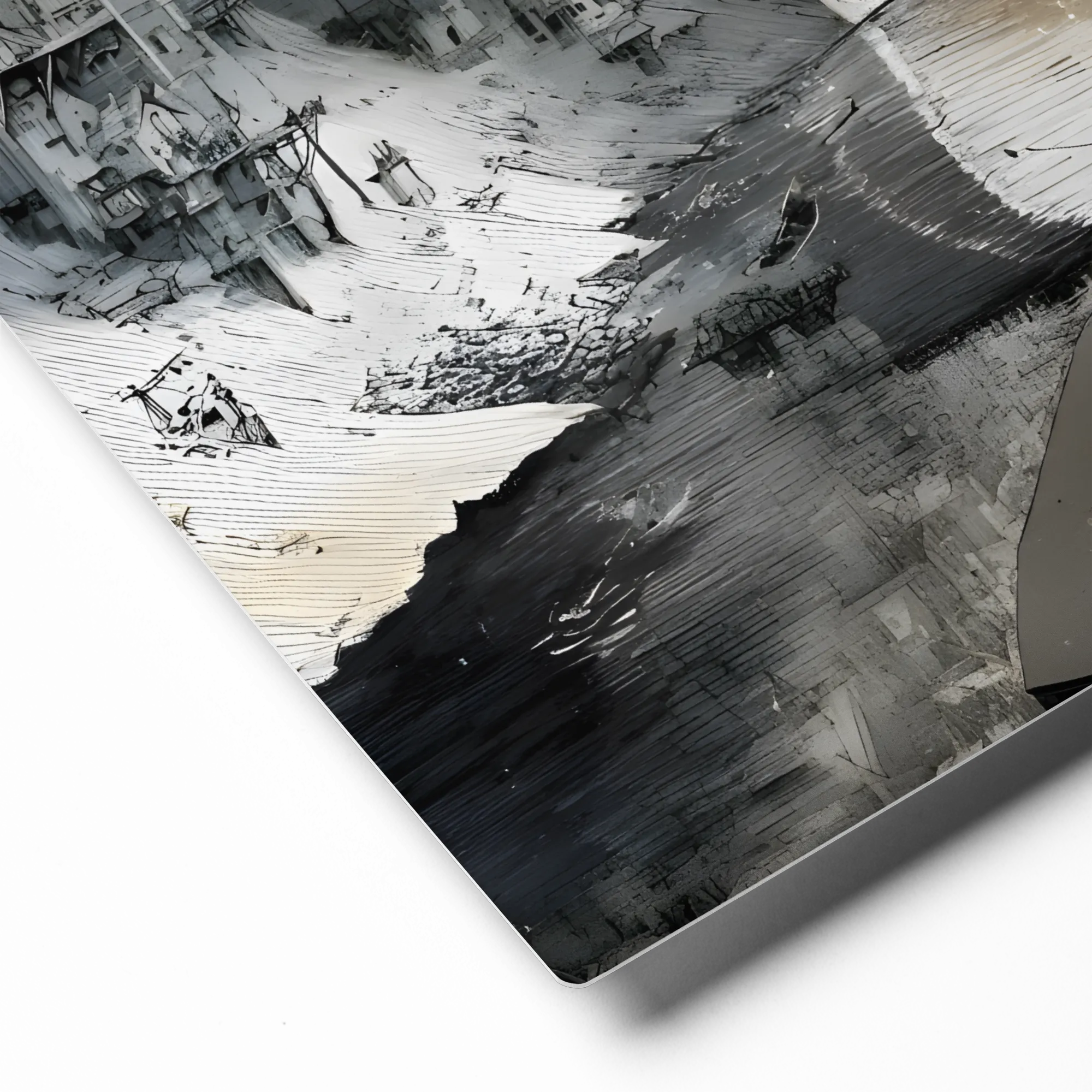 Bridge Under Stellar Sky 
 Canvas with White Frame