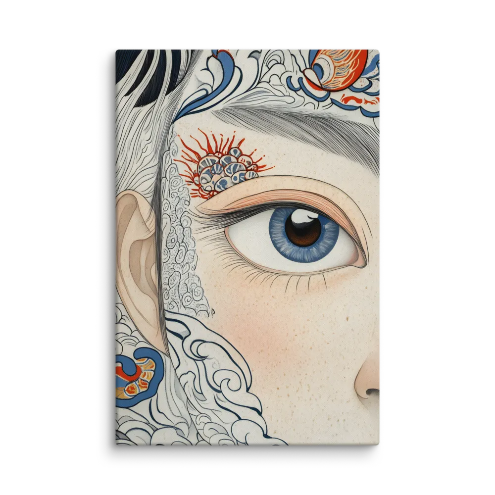 Neo-Ukiyo-e Eye 
 Canvas | 32″x 48″