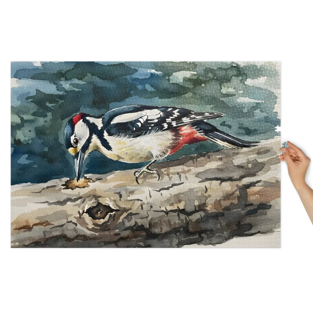 Woodpecker Study | Jigsaw Puzzles