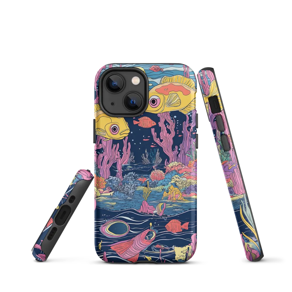 Underwater Scene with Colorful Fish | Phone Case