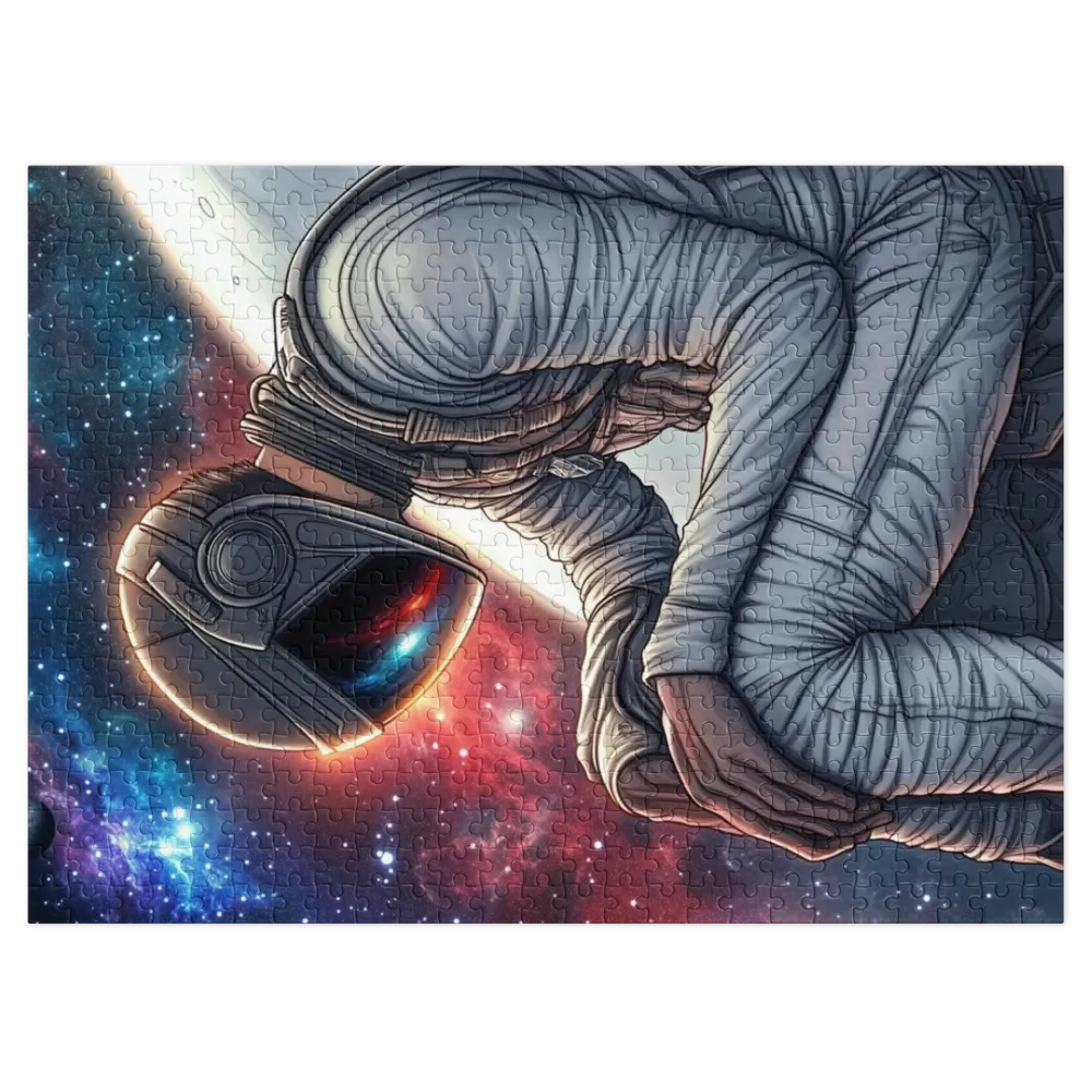 The Lonely Cosmos 
 Jigsaw Puzzle in Tin Box