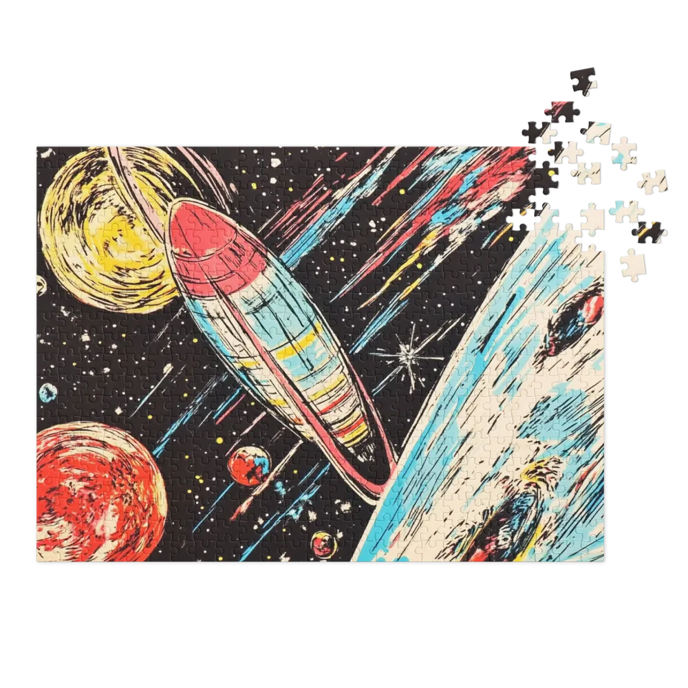 Retro Space Art Design