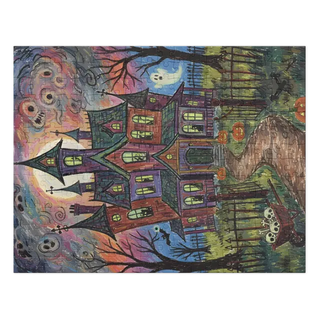Moonlit Haunted House | Jigsaw Puzzles