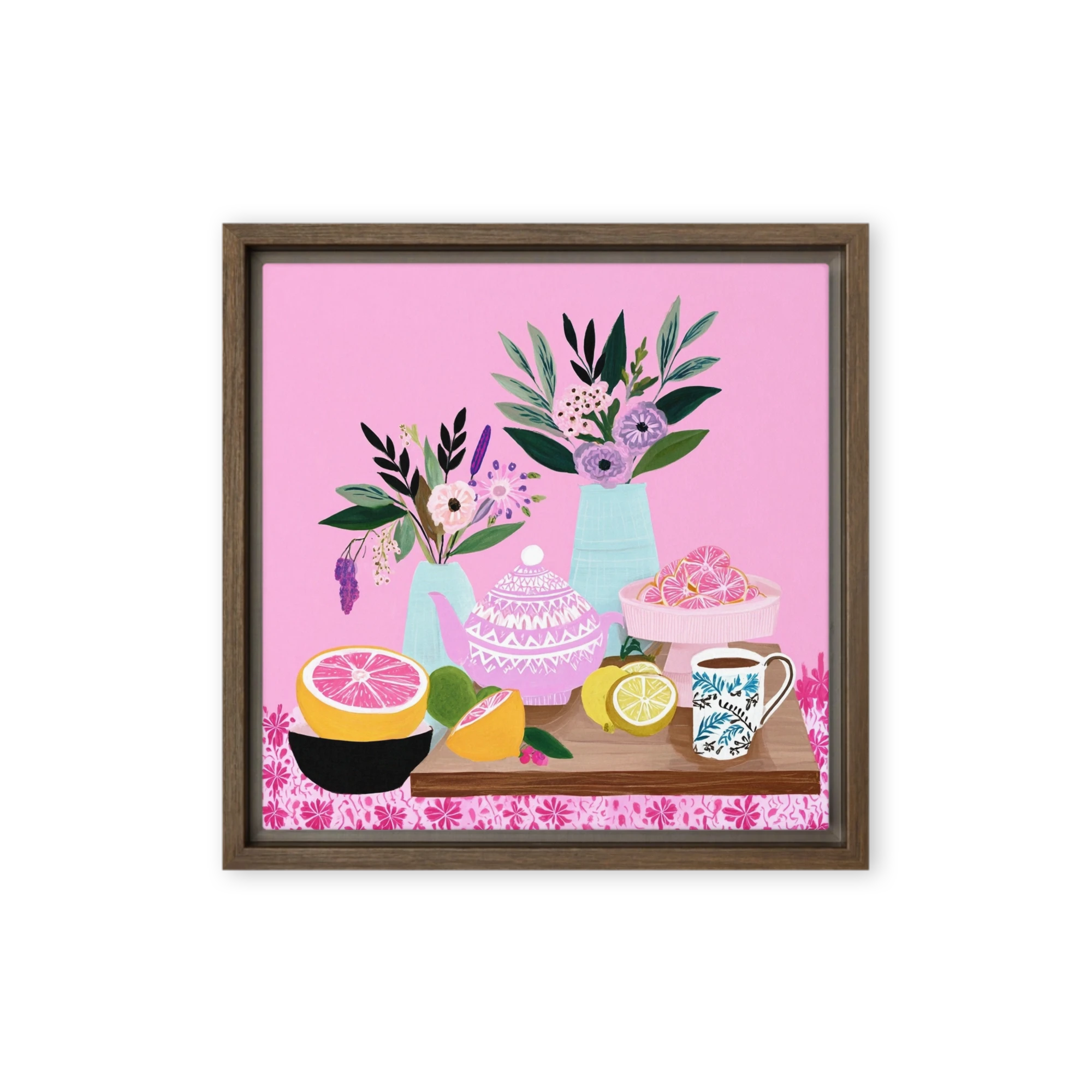 Pink Tea Still Life