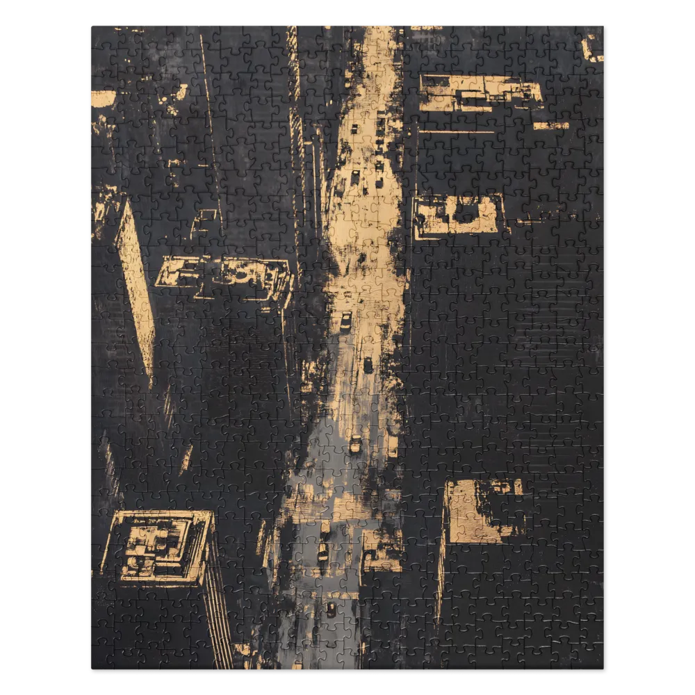 Urban Golden Echoes 
 Jigsaw Puzzle
