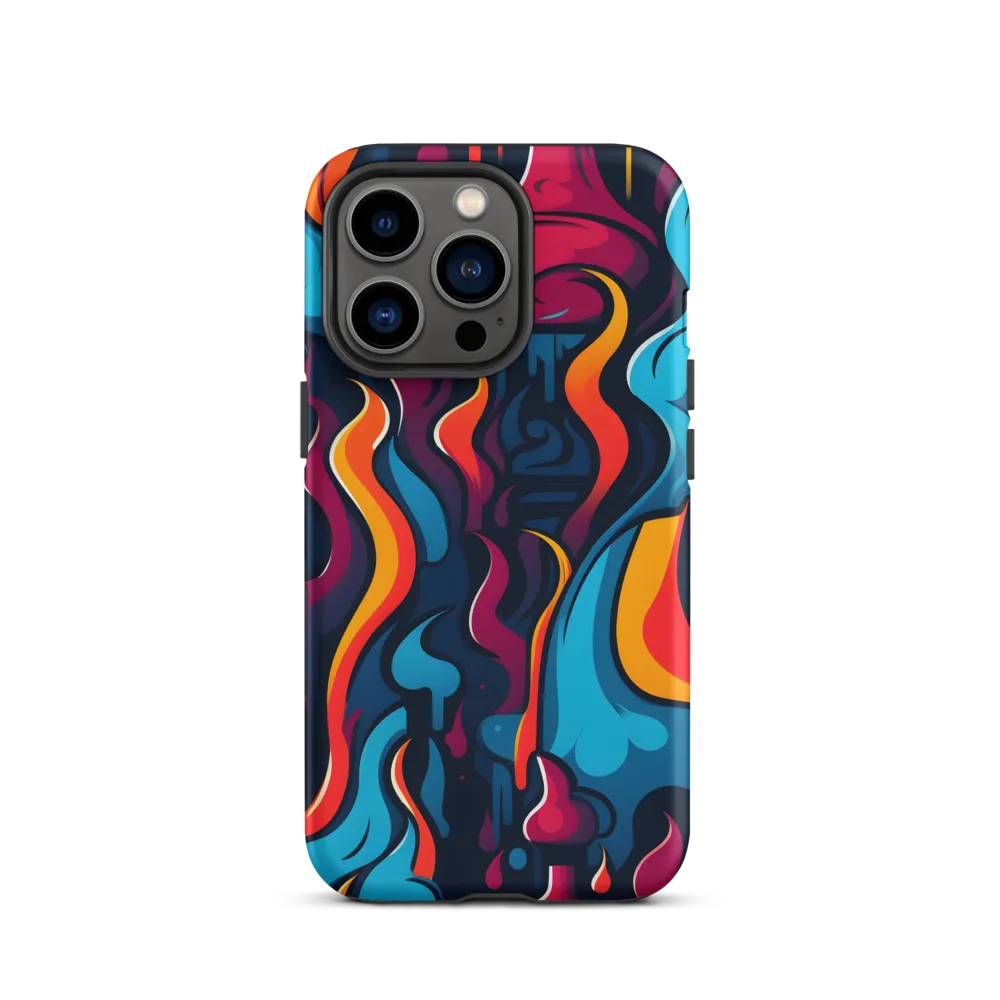 Surreal Flames and Chess Pieces | Phone Case
