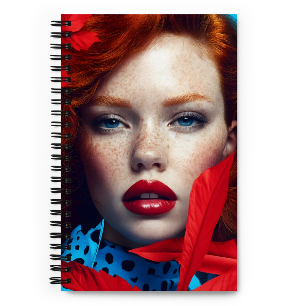 Fiery Gaze 
 Spiral Notebook | 140 pages