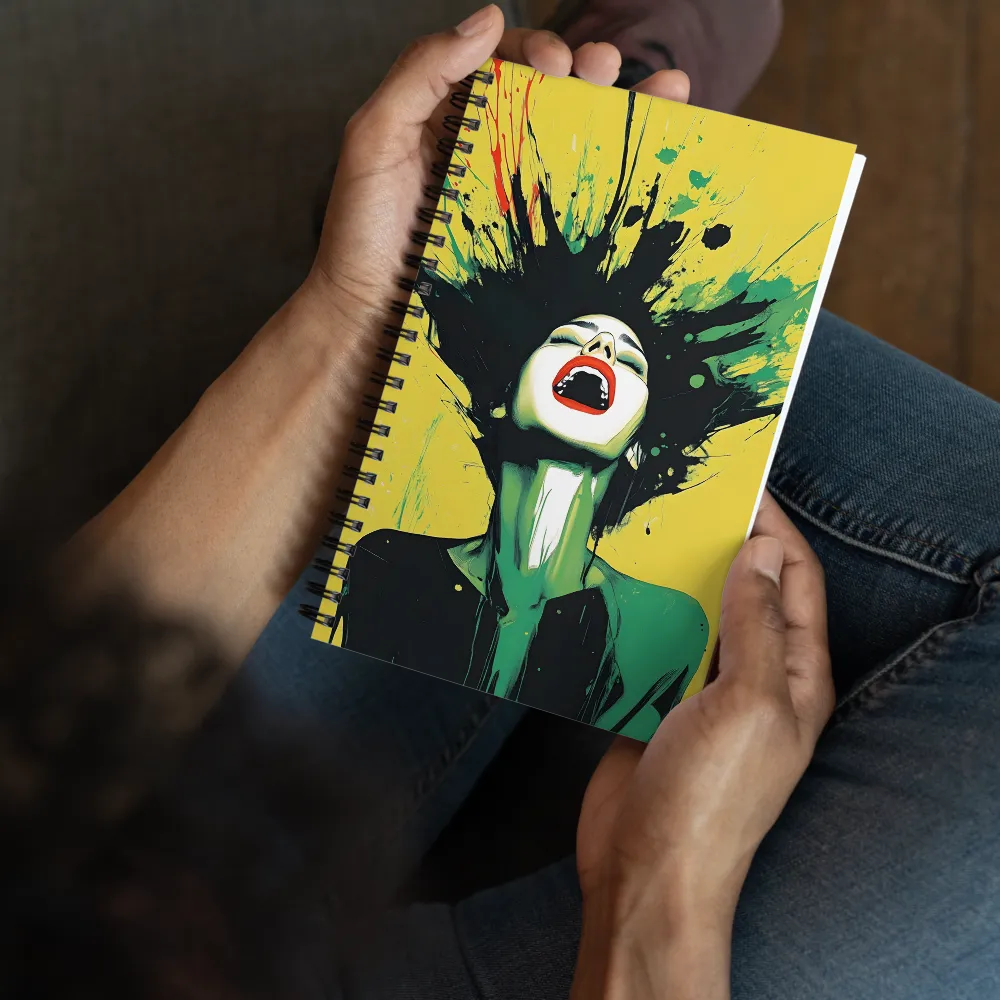 Pop Art Scream 
 Spiral Notebook | 140 pages
