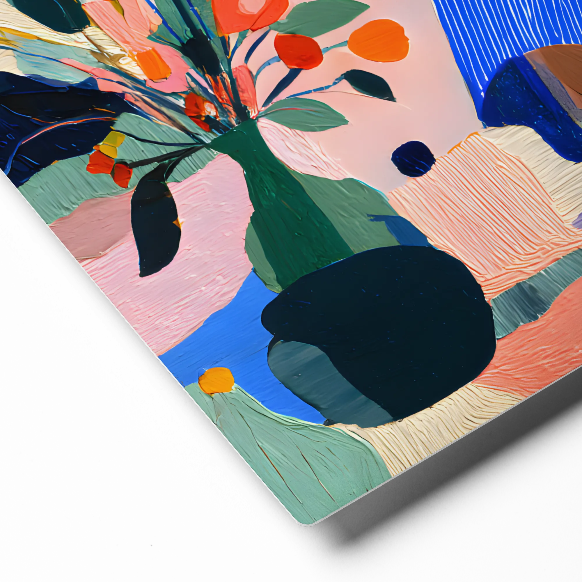 Woman in Floral Garden 
 Canvas | 6″x 6″