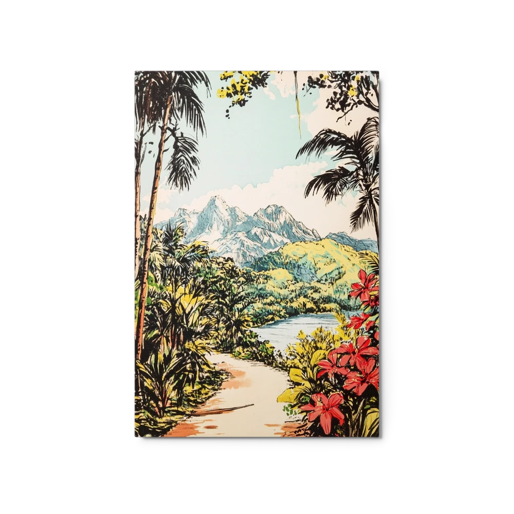 Path to Tropical Mountains | Art Print