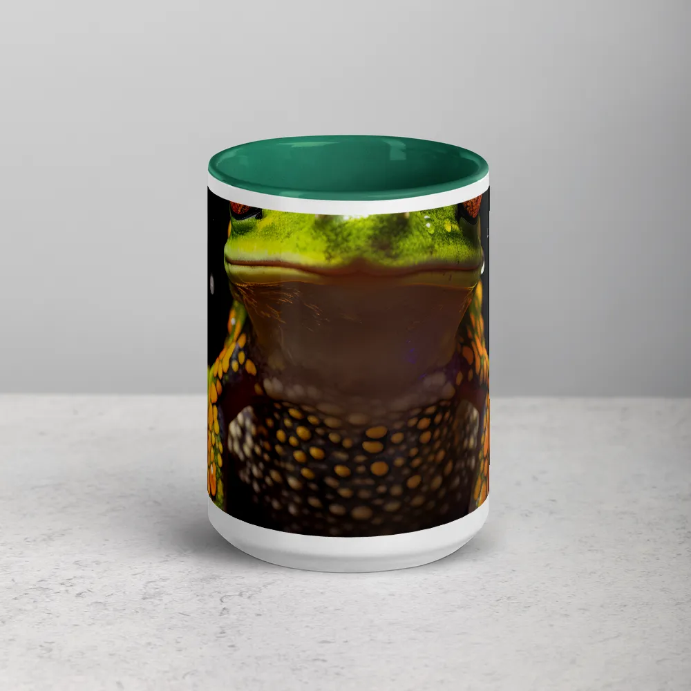 Dew-Kissed Explorer 
 Mug with Green inside