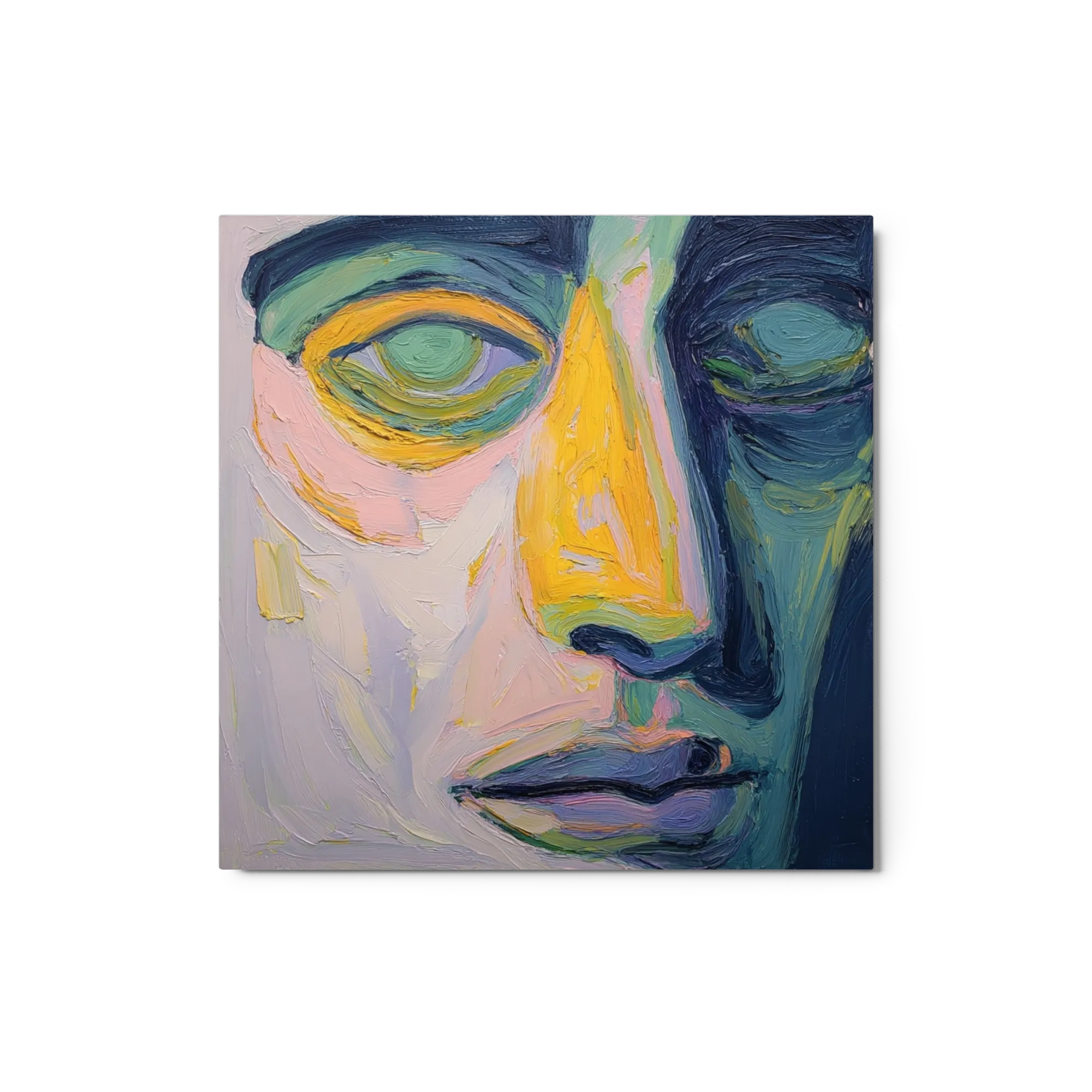 Abstract Impasto Portrait