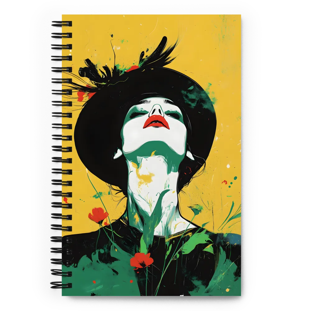 Woman in Bloom 
 Spiral Notebook | 140 pages