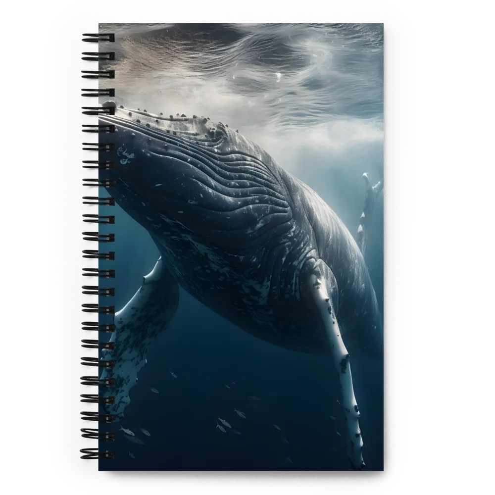 Deep Blue Majesty 
 Spiral Notebook | 140 pages
